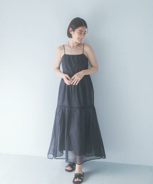 URBAN RESEARCH ROSSO / アーバンリサーチ ロッソ ワンピース | MARILYN MOON　SHEER TIERED DRESS | 詳細11