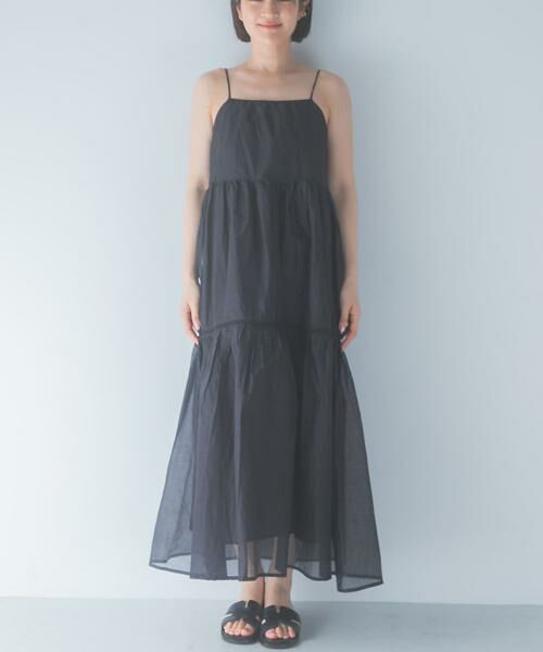 URBAN RESEARCH ROSSO / アーバンリサーチ ロッソ ワンピース | MARILYN MOON　SHEER TIERED DRESS | 詳細12