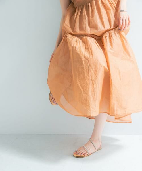 URBAN RESEARCH ROSSO / アーバンリサーチ ロッソ ワンピース | MARILYN MOON　SHEER TIERED DRESS | 詳細23