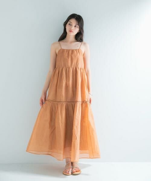 URBAN RESEARCH ROSSO / アーバンリサーチ ロッソ ワンピース | MARILYN MOON　SHEER TIERED DRESS | 詳細24