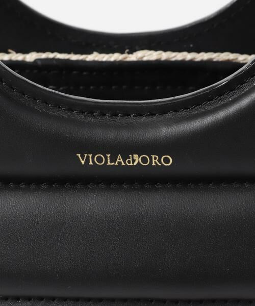 URBAN RESEARCH ROSSO / アーバンリサーチ ロッソ ショルダーバッグ | VIOLAd’ORO　レザーハンドルアバカメッシュバッグ | 詳細6