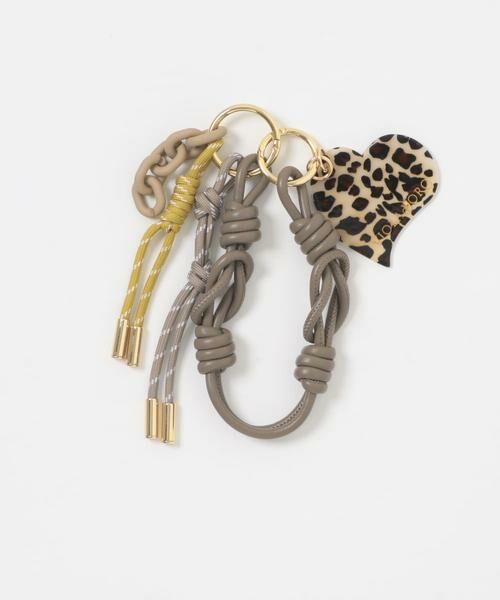 URBAN RESEARCH ROSSO / アーバンリサーチ ロッソ キーホルダー・ストラップ | VIOLAd’ORO　アクリルコードバッグチャーム（ベージュ系その他）