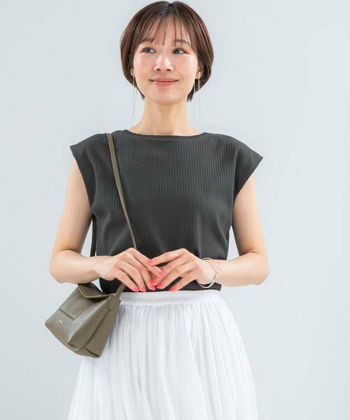 URBAN RESEARCH ROSSO / アーバンリサーチ ロッソ Tシャツ | 汗染防止 フレンチリブTシャツ | 詳細18
