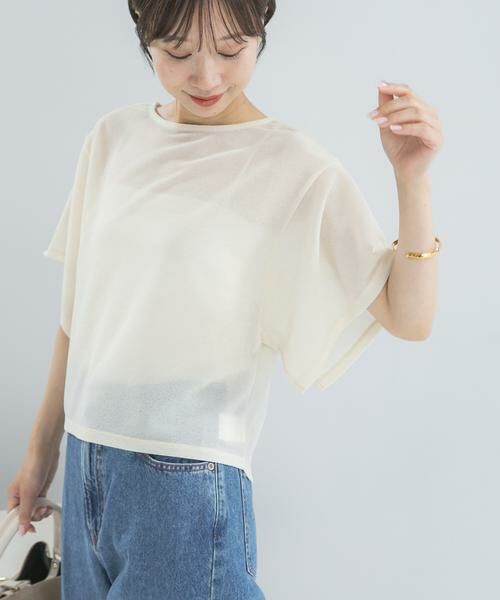 URBAN RESEARCH ROSSO / アーバンリサーチ ロッソ Tシャツ | スリットスリーブカラミカットソー | 詳細24