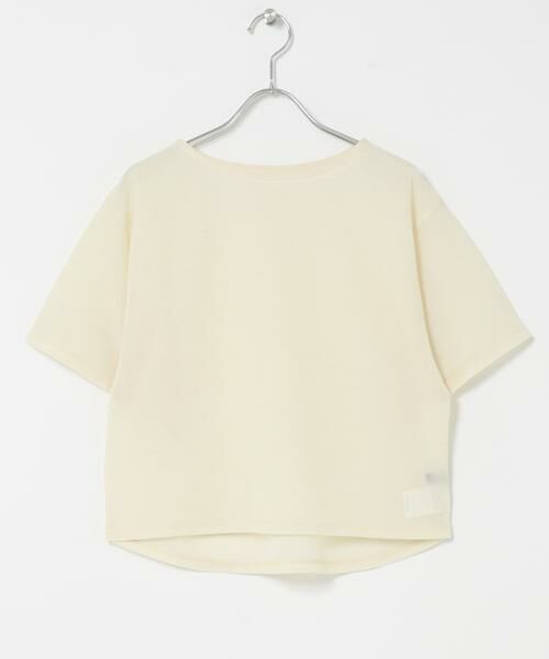 URBAN RESEARCH ROSSO / アーバンリサーチ ロッソ Tシャツ | スリットスリーブカラミカットソー（アイボリー）
