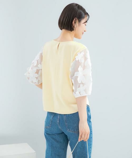 URBAN RESEARCH ROSSO / アーバンリサーチ ロッソ Tシャツ | 『WEB限定』フラワードッキングカットソー | 詳細4