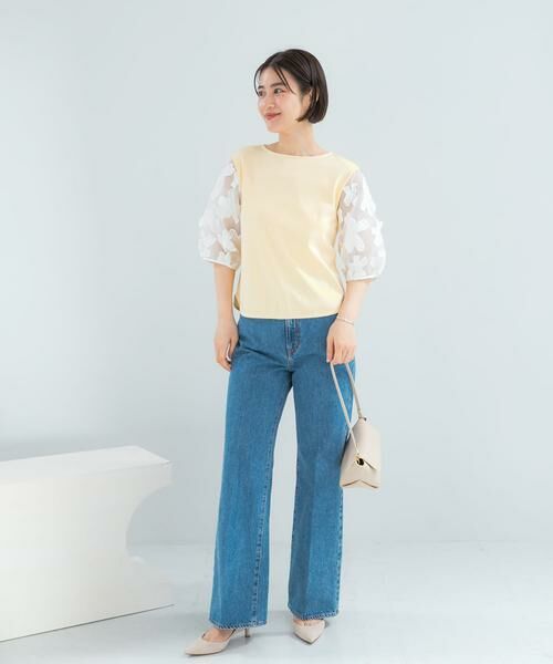 URBAN RESEARCH ROSSO / アーバンリサーチ ロッソ Tシャツ | 『WEB限定』フラワードッキングカットソー | 詳細5