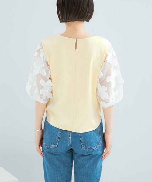 URBAN RESEARCH ROSSO / アーバンリサーチ ロッソ Tシャツ | 『WEB限定』フラワードッキングカットソー | 詳細9