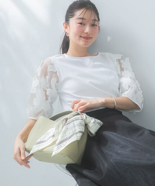 URBAN RESEARCH ROSSO / アーバンリサーチ ロッソ Tシャツ | 『WEB限定』フラワードッキングカットソー | 詳細13