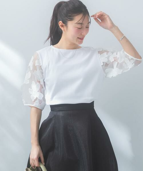 URBAN RESEARCH ROSSO / アーバンリサーチ ロッソ Tシャツ | 『WEB限定』フラワードッキングカットソー | 詳細14