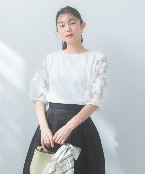 URBAN RESEARCH ROSSO / アーバンリサーチ ロッソ Tシャツ | 『WEB限定』フラワードッキングカットソー | 詳細16
