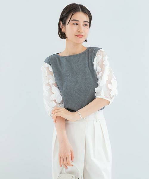 URBAN RESEARCH ROSSO / アーバンリサーチ ロッソ Tシャツ | 『WEB限定』フラワードッキングカットソー | 詳細29