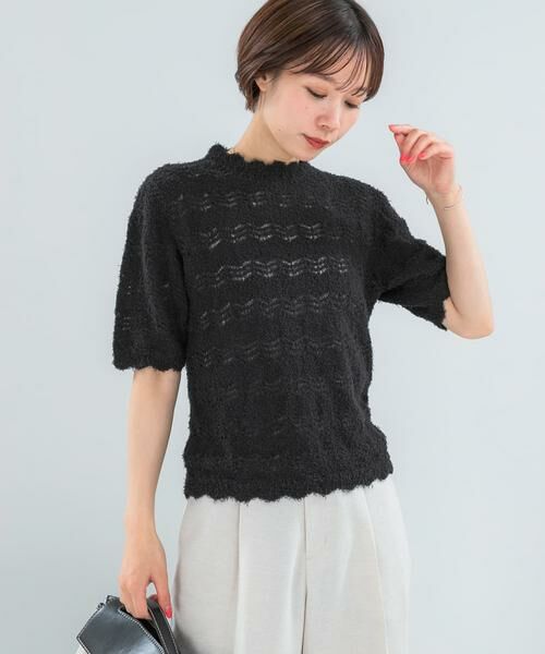 URBAN RESEARCH ROSSO / アーバンリサーチ ロッソ ニット・セーター | パイルレースコンパクトプルオーバー | 詳細21