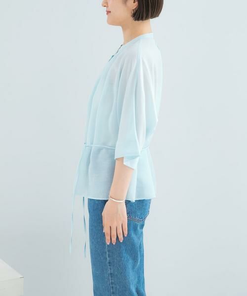URBAN RESEARCH ROSSO / アーバンリサーチ ロッソ シャツ・ブラウス | 『WEB/一部店舗限定』リネン混ドルマンタックブラウス | 詳細8