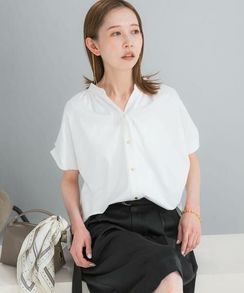 URBAN RESEARCH ROSSO / アーバンリサーチ ロッソ シャツ・ブラウス | 『WEB/一部店舗限定』汗染防止デザインボタンカットブラウス | 詳細15