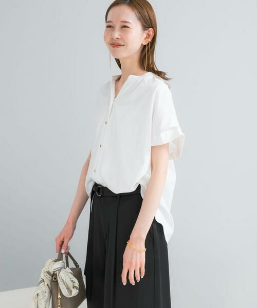 URBAN RESEARCH ROSSO / アーバンリサーチ ロッソ シャツ・ブラウス | 『WEB/一部店舗限定』汗染防止デザインボタンカットブラウス | 詳細18