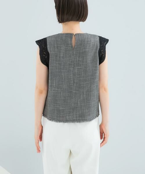 URBAN RESEARCH ROSSO / アーバンリサーチ ロッソ シャツ・ブラウス | ドライタッチカラミレースブラウス | 詳細18