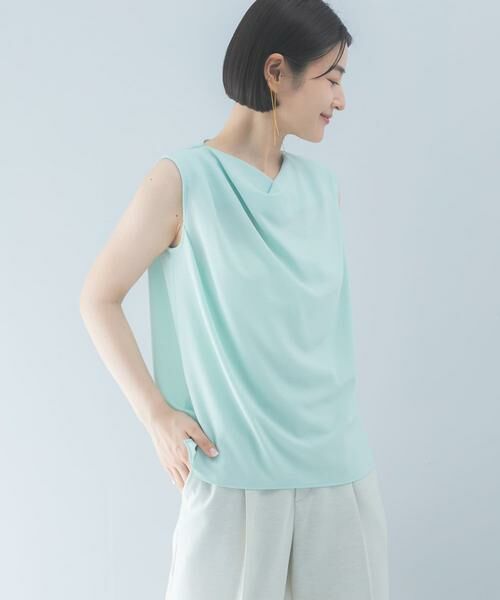 URBAN RESEARCH ROSSO / アーバンリサーチ ロッソ シャツ・ブラウス | クールタッチ 防シワドレープブラウス | 詳細3