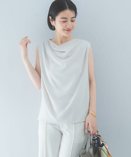 URBAN RESEARCH ROSSO / アーバンリサーチ ロッソ シャツ・ブラウス | クールタッチ 防シワドレープブラウス | 詳細20