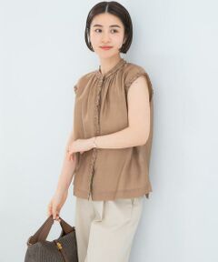 URBAN RESEARCH ROSSO / アーバンリサーチ ロッソ シャツ・ブラウス | フリルディテールノースリーブブラウス