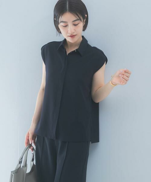 URBAN RESEARCH ROSSO / アーバンリサーチ ロッソ シャツ・ブラウス | クールタッチ 防シワ シャツブラウス（ブルー系その他）