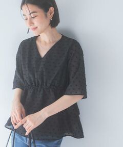 URBAN RESEARCH ROSSO / アーバンリサーチ ロッソ シャツ・ブラウス | 『WEB限定』ジャガードペプラムブラウス
