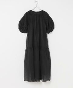 URBAN RESEARCH ROSSO / アーバンリサーチ ロッソ ワンピース | シアーストライプボリュームスリーブワンピース