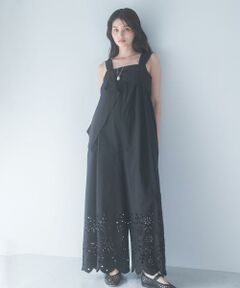 URBAN RESEARCH ROSSO / アーバンリサーチ ロッソ サロペット・オールインワン | コットンエンブロイダリーオールインワン
