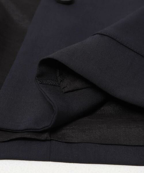 URBAN RESEARCH ROSSO / アーバンリサーチ ロッソ ノーカラージャケット | クールタッチ 防シワ ハーフスリーブジャケット | 詳細12
