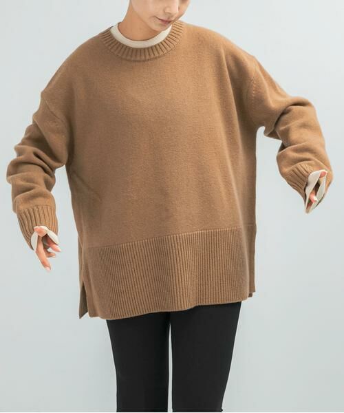 URBAN RESEARCH ROSSO / アーバンリサーチ ロッソ ニット・セーター | ADAWASｘEZ　CASHMERE-BLEND TOP | 詳細8