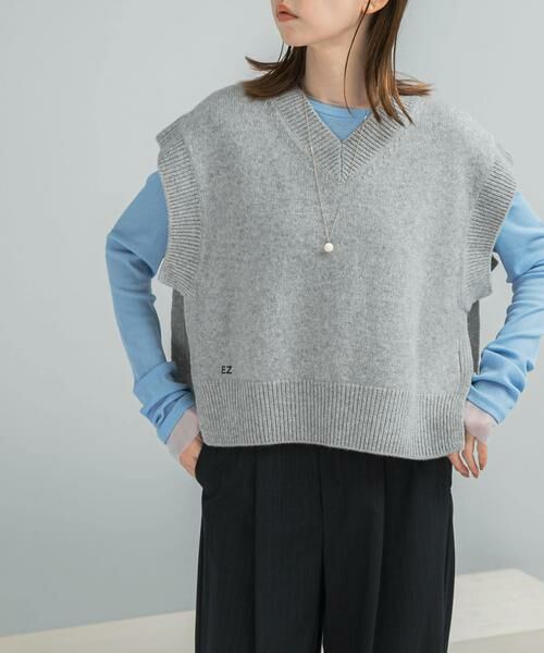 URBAN RESEARCH ROSSO / アーバンリサーチ ロッソ ベスト | ADAWASｘEZ　CASHMERE-BLEND VEST | 詳細1