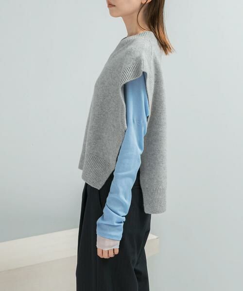 URBAN RESEARCH ROSSO / アーバンリサーチ ロッソ ベスト | ADAWASｘEZ　CASHMERE-BLEND VEST | 詳細5