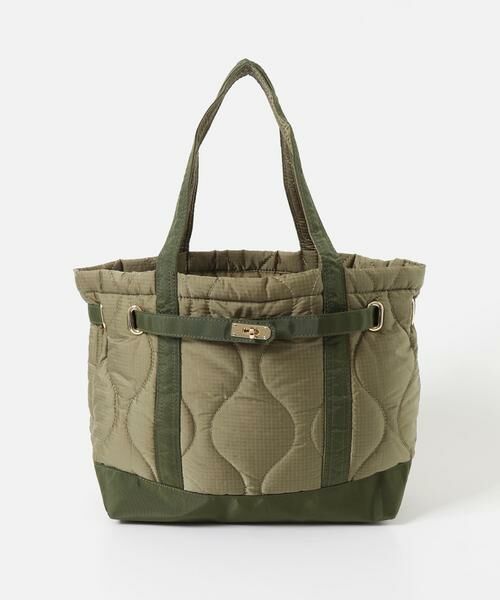 URBAN RESEARCH ROSSO / アーバンリサーチ ロッソ トートバッグ | TRIFFER　ナイロンステッチBAG（オリーブ）