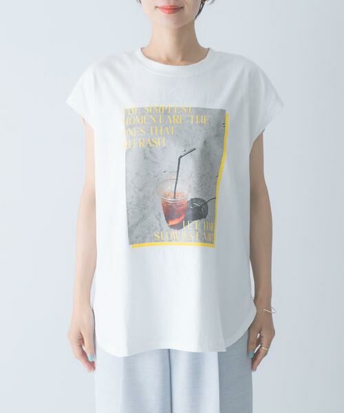 URBAN RESEARCH ROSSO / アーバンリサーチ ロッソ Tシャツ | CHIGNON　PHOTOプリントフレンチ | 詳細6