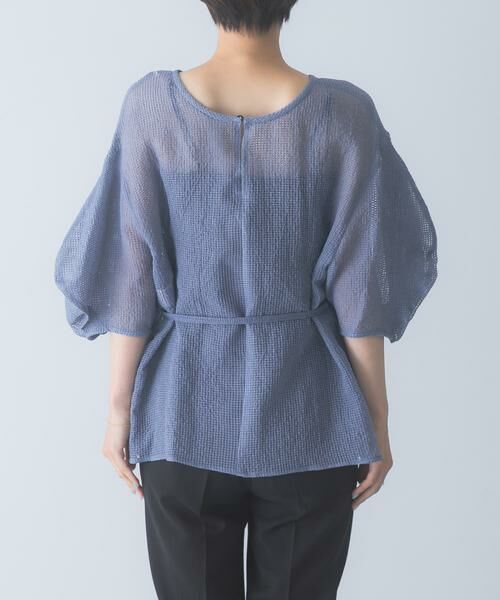 URBAN RESEARCH ROSSO / アーバンリサーチ ロッソ シャツ・ブラウス | CHIGNON　シアーチェックボリュームスリーブプルオーバー | 詳細10