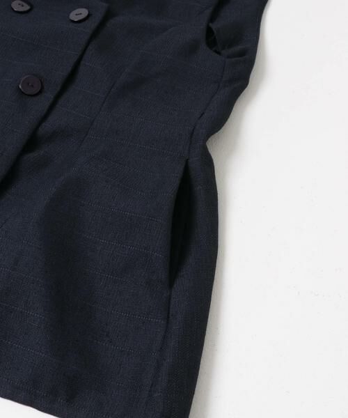 URBAN RESEARCH ROSSO / アーバンリサーチ ロッソ ベスト | Mewl　Uネックリネンツイードジレ | 詳細2