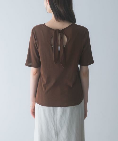 URBAN RESEARCH ROSSO / アーバンリサーチ ロッソ Tシャツ | バックリボンカットソー | 詳細7