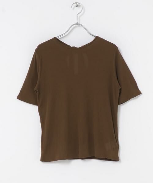 URBAN RESEARCH ROSSO / アーバンリサーチ ロッソ Tシャツ | バックリボンカットソー（ブラウン）