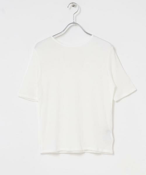 URBAN RESEARCH ROSSO / アーバンリサーチ ロッソ Tシャツ | バックリボンカットソー（オフホワイト）