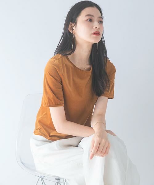 URBAN RESEARCH ROSSO / アーバンリサーチ ロッソ Tシャツ | バックスリットシアーベロアカットソー | 詳細2
