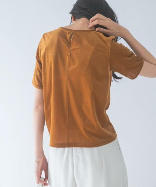 URBAN RESEARCH ROSSO / アーバンリサーチ ロッソ Tシャツ | バックスリットシアーベロアカットソー | 詳細6