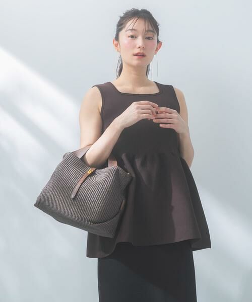 URBAN RESEARCH ROSSO / アーバンリサーチ ロッソ ニット・セーター | ウォッシャブルペプラムニットトップス | 詳細1