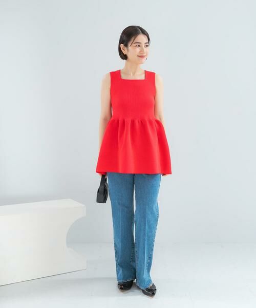 URBAN RESEARCH ROSSO / アーバンリサーチ ロッソ ニット・セーター | ウォッシャブルペプラムニットトップス | 詳細11