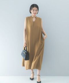 URBAN RESEARCH ROSSO / アーバンリサーチ ロッソ ワンピース | クールタッチ 吸水速乾キーネックフレアワンピース
