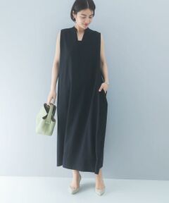 URBAN RESEARCH ROSSO / アーバンリサーチ ロッソ ワンピース | クールタッチ 吸水速乾キーネックフレアワンピース