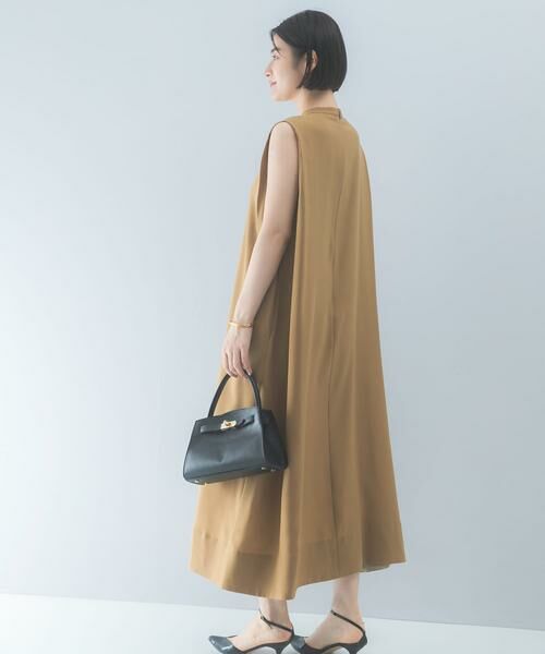 URBAN RESEARCH ROSSO / アーバンリサーチ ロッソ ワンピース | クールタッチ 吸水速乾キーネックフレアワンピース | 詳細3