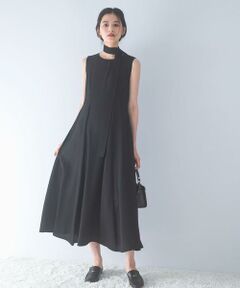 URBAN RESEARCH ROSSO / アーバンリサーチ ロッソ ワンピース | ベルト付フレアシルエットロングドレス