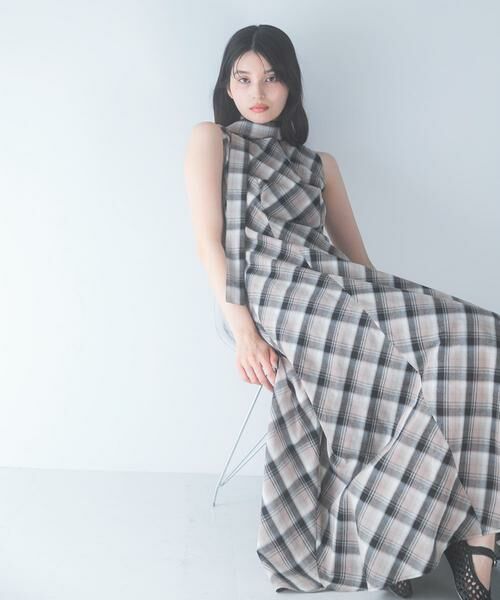 URBAN RESEARCH ROSSO / アーバンリサーチ ロッソ ワンピース | ベルト付フレアシルエットロングドレス | 詳細26