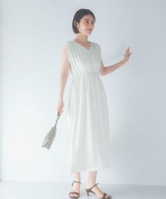 URBAN RESEARCH ROSSO / アーバンリサーチ ロッソ ワンピース | 楊柳サテンウエストマークワンピース