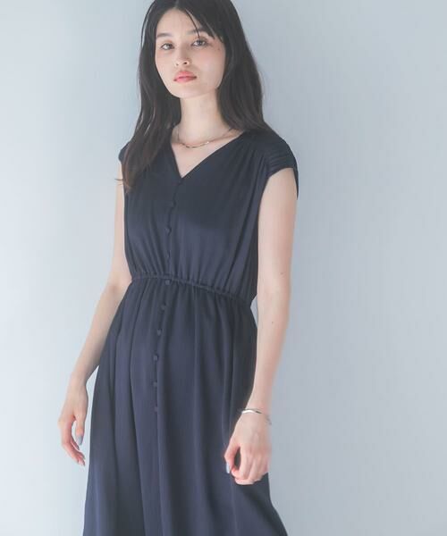 URBAN RESEARCH ROSSO / アーバンリサーチ ロッソ ワンピース | 楊柳サテンウエストマークワンピース | 詳細16